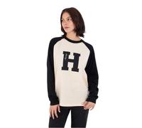 Hurley Out Run Raglan Long Sleeve T-shirt Beige XS Woman