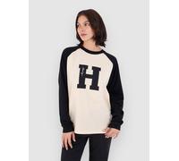 Hurley Out Run Raglan Long Sleeve T-Shirt pearl ivory M
