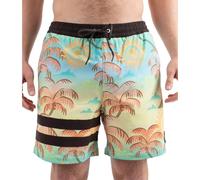 Hurley Phntm Eco Block Party Volley 17´´ Swimming Shorts Yellow XL Men