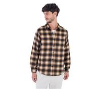 Hurley Portland Heavyweight Flannel LS Shirt for Men, marrón, S