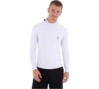 Hurley Rash Slim FIT LS ICON Hooded White