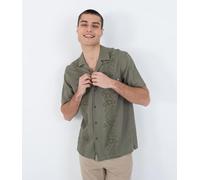 Hurley Short Sleeve Shirt Men - Linen Rincon Camp