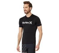 Hurley Short Sleeves Lycra Mens - O&O Quickdry Black