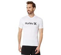 Hurley Short Sleeves Lycra Mens - O&O Quickdry White