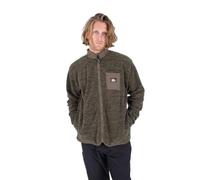 Hurley Sweatshirt with zipper men - Woodland Burrito Olive