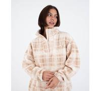 Hurley Laneway High Pile Half Zip Fleece Beige XS Woman