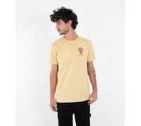 Hurley Dancer Short Sleeve T-shirt Yellow L Man