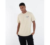 Hurley Wave Anarchy Short Sleeve T-shirt Beige S Men