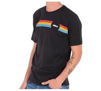 Hurley tshirt short sleeve mens crew neck cotton Simpleton black HALF PRICE