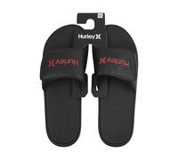 Hurley Velco Sliders Mens Flip Flops Black/Red 12 UK