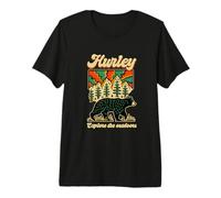 Hurley Virginia Outdoors Black Bear in The Mountains Retro Premium T-Shirt