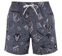 Hurley Volley Flex Art Swimming Shorts Grey L Men