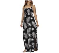 Hurley W Lei Maxi Dress - Black Palm, X-Small