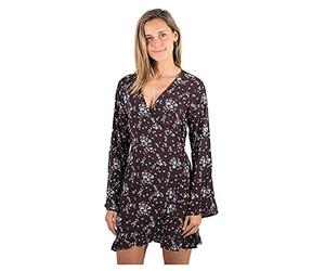 Hurley W Long Sleeve Wrap Dress