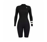 Hurley - Women's Air 2mm Mid Shorty Springsuit L/S - Wet suit size 6, black