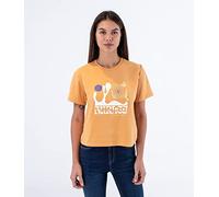 Hurley Women's Another Time Tee T-Shirt, Clay, L