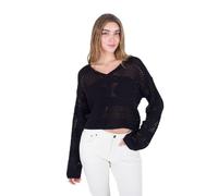 Hurley Women's Easy Times Crochet Sweater Pullover Sweater