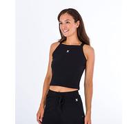 Hurley Women's Icon Singlet T-Shirt, Black, M