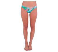 Hurley Women's Java Tropical Rvsb Moderate Bottom Bikini Panties, Tide Pool, M