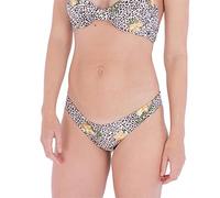 Hurley Jungle Cat Cheeky French Bikini Bottom White XS Woman