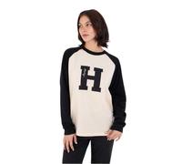 Hurley Womens Long Sleeve Out Run T-Shirt, Cream-Coloured, S EU
