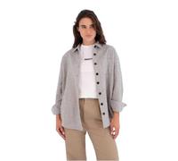 Hurley Womens Long Sleeve - Union Solid Flannel Shirt, Gray, M EU