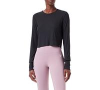 Hurley Women's Ls Rib Top T-Shirt, Marshmallow, M