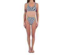 Hurley Women's Nascar Rvsb Moderate High Waist Bikini Panties