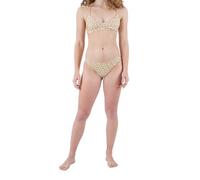 Hurley Women's Rvsb Moderate Bottom Bikini Panties, City Block Multi/Neon Lime, S
