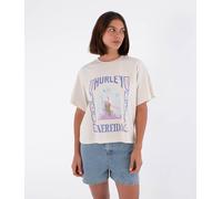 Hurley Womens Short Sleeve Island Nereida T-Shirt, White, M EU