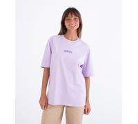 Hurley Stadium Oversize Short Sleeve T-shirt Purple L Woman