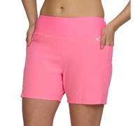 Hurley Women's Soft Waisted Board Shorts Quick Dry Swim Shorts with Pockets, Bubblepink, Medium