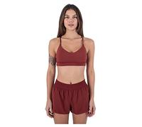 Hurley Women's Solid Cross Back Sports Bra T-Shirt