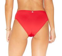 Hurley Women's Standard Solid Full Bottom, Red Pepper, Small