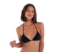 Hurley Tri Solid Reversible Bikini Top Black L Woman