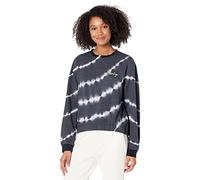 Hurley Women's Tie Dye Cropped Crew Sweatshirt