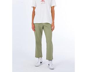 Hurley Women's Twill Straight Leg Pant, Oil Green, XS