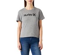 Hurley Women's W O&o Core Tee Shirt, Dk Grey Htr, XS