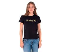 Hurley Women's W Oao Dots Classic Crew Tee Shirt, Caviar, XS