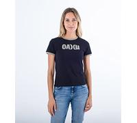 Hurley Women's W Oceancare Aloha Ss Tee T-Shirt, Black, XS