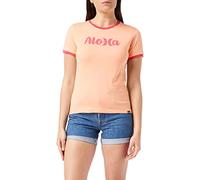 Hurley Women's W Oceancare Aloha Ss Tee T-Shirt, Coral Reef, S