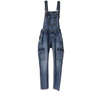 Hurley Women's W Oceancare Denim Dungaree Pants, 38