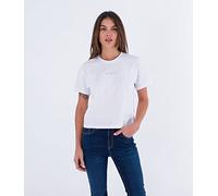Hurley Women's Wave Tee T-Shirt, Blanco, XS