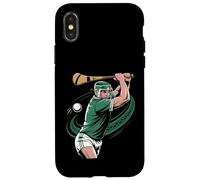 Hurling Player Irish Gaelic Sport St Patricks Day Ireland Case for iPhone X/XS