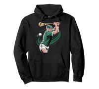 Hurling Player Irish Gaelic Sport St Patricks Day Ireland Pullover Hoodie