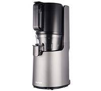 Hurom H-200 Electronic Slow Juicer Machine (Silver) - Self Feeding w Big Mouth Hopper to Fit Whole Fruits & Vegetables - Healthy Living - Easy Rinse Clean No Scrub BPA Free Easy Assembly