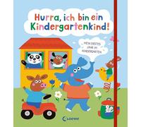 Hurra, ich bin ein Kindergartenkind!: Mein erstes Jahr im Kindergarten - Eintrag- und Erinnerungsbuch zum Kindergartenstart - Geschenk für Kindergartenkinder ab 3 Jahren