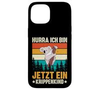 Hurra Ich Bin Jetzt Ein Krippenkind - Retro Men Women Koala Case for iPhone 15