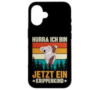 Hurra Ich Bin Jetzt Ein Krippenkind - Retro Men Women Koala Case for iPhone 16