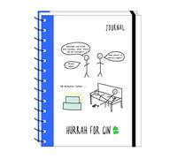 Hurrah For Gin: A5 Tabbed Notebook